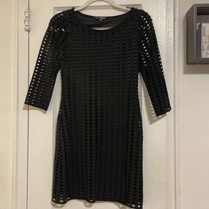 Cut out long black dress